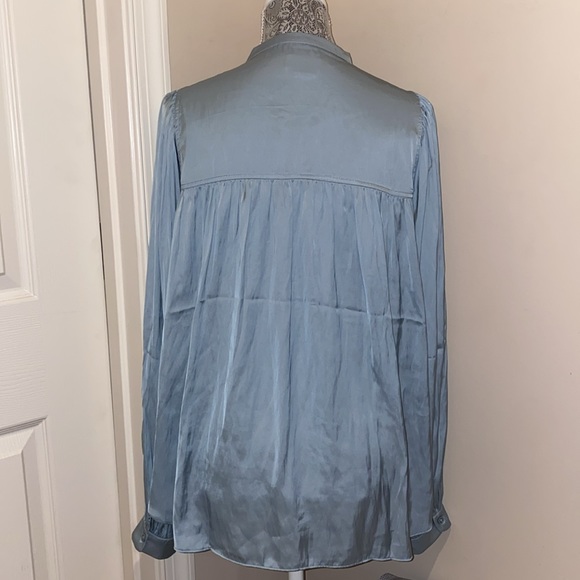 Zadig & Voltaire Tigy Satin Blouse in Nauge color size medium NWT - Picture 3 of 5